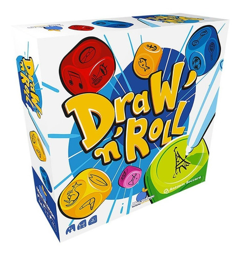 Juego De Mesa Dados Y Dibujo Draw And Roll Español Nuevo