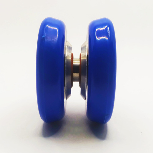 Imagem 3 de 4 de Ioio Profissional De Rolamento Nexus Yoyo Azul+ 5 Cordas