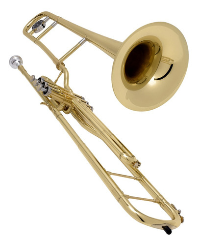 Trombón Embolos En Do Dorado Cora King Estilo Yamaha