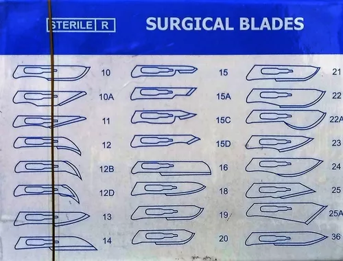  SURGICAL ONLINE 100 cuchillas de bisturí #11 e incluye