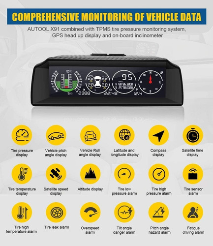 Imagen 4 de 9 de Oferta Galiatool X91is Gps, Inclinómetro, Tpms Modelo 2021