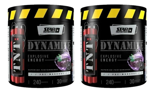 2 Tnt Dynamite Energia Star Nutrition 240 Grs Pre Work