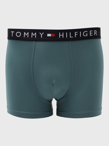 Trunk Solid De Microfibra Verde Tommy Hilfiger