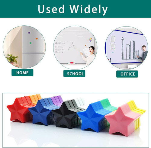 Imanes Para Refrigerador, 30 Unidades, 10 Colores, Imanes Fu