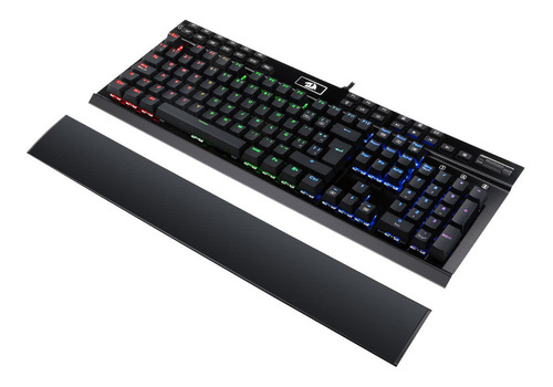 Imagen 3 de 7 de Teclado gamer Redragon Yama K550 QWERTY Outemu Purple español latinoamérica color negro con luz RGB