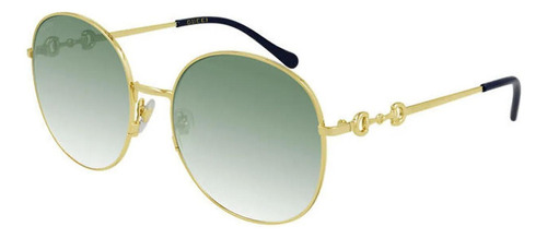 Óculos De Sol Feminino Gucci 0881sa Dourado 59mm