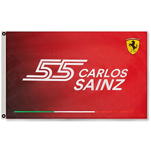 Banderín De Carlos Sainz #55 De Fórmula 1 (f1) Fans D...