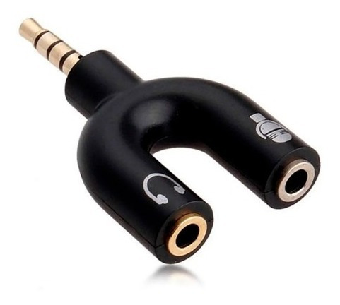 Adaptador Splitter Divisor 1 A 2 Plug 3.5 Micro/audio 