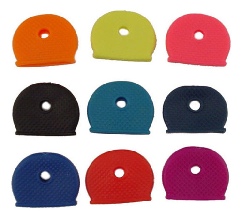 24 Peças Chave Top Caps Key Head Caps Id Tags Marcadores Cor
