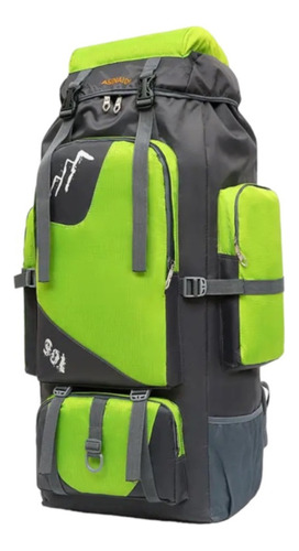 Mochila Impermeable De 90l Para Camping Trekking Y Viajes