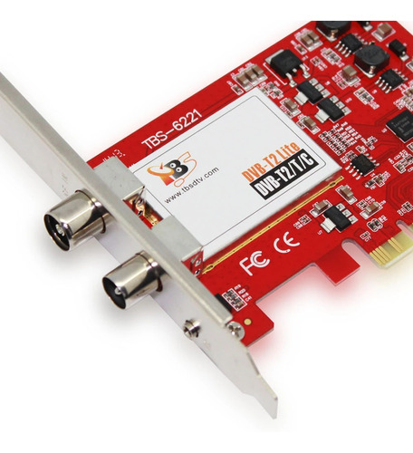 Tarjeta Pci-e Dvb-c/t2 - Tbs 6221. Única E Igual A Nueva.