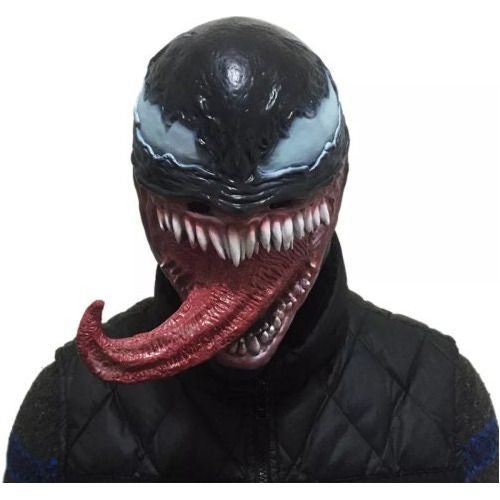 Máscara De Cabeza De Venom Para Disfraces De Halloween, Acce