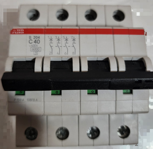 Interruptor Automatico Tetrapolar 4p 40a 6k 2cds254001r0404