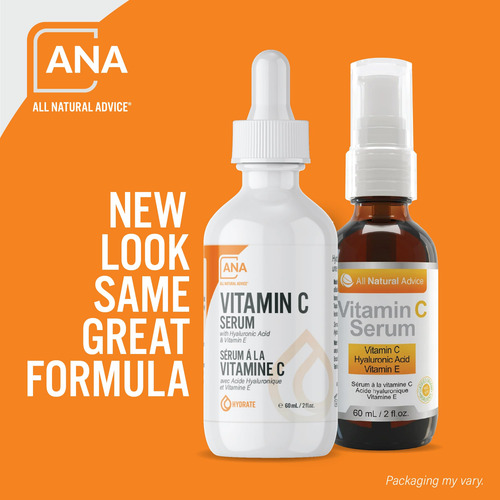 Sérum Hidratante Con Vitamina C All Natural Advice, 60 Ml, C