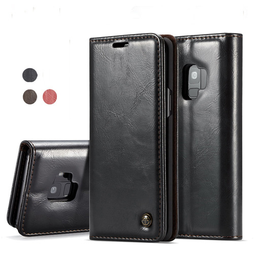 Capa Carteira Flip Samsung S9 Plus Caseme Couro Premium