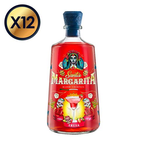 Santa Margarita Fresa 750cc - Pack 12 Botellas