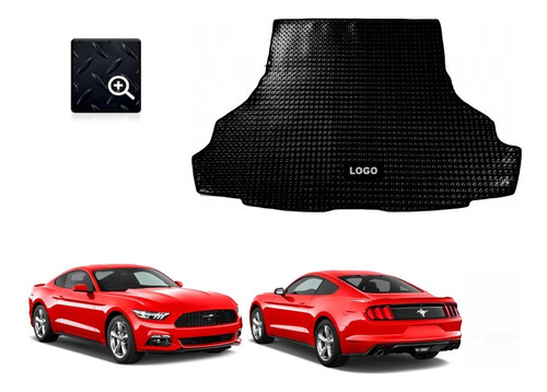 Tapete Cajuela Medida Exacta Ford Mustang 2019 2020 2021 22