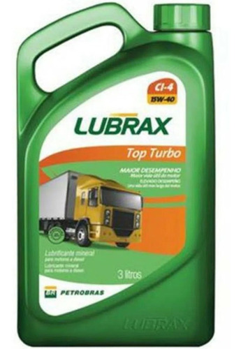 Aceite Lubrax Top Turbo 15w40 3l