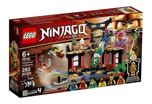 Imagen 2 de 2 de Bloques para armar Lego Ninjago Tournament of elements 283 piezas en caja