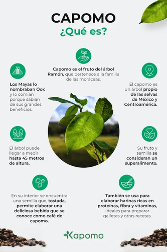 Café Capomo Tostado Sustituto O Complemento De Café 100g
