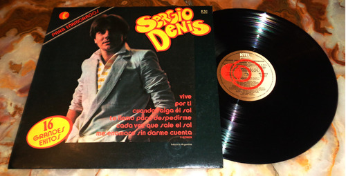 Sergio Denis - 16 Grandes Éxitos - Vinilo Arg.