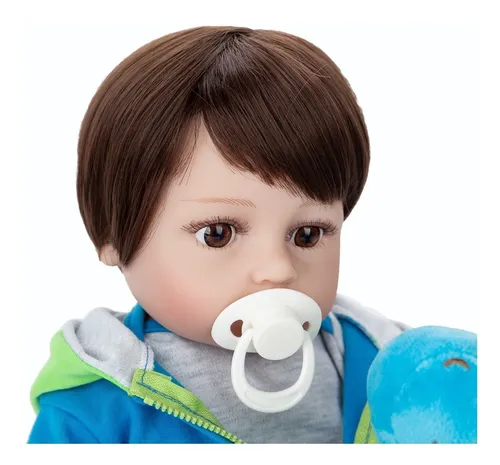 Bebê Reborn Menino Arthur Corpo Inteiro Silicone Pode Dar Banho em Promoção  é no Bondfaro