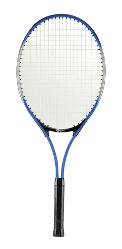 Raqueta Tenis Aluminio Set 2 Pelotas Estuche Kit Color N
