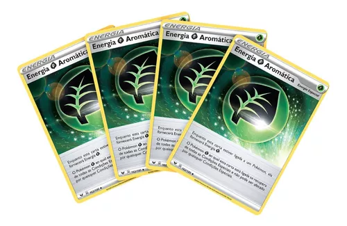 Conjunto de Cartas Pokémon Tipo Planta