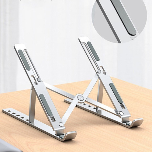 Imagen 8 de 8 de Soporte Notebook Macbook Plegable Aluminio Nw-a10