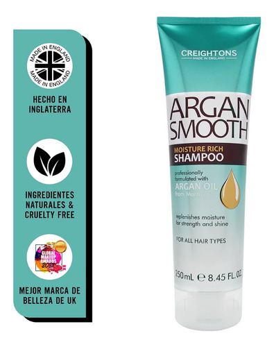 Creightons Shampoo Hidratación Profunda Argán  250 Ml