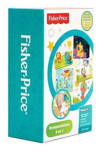 Rompecabezas 5 En 1 Fisher Price Jca-1408