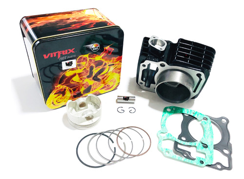 Kit Cilindro Completo Cbf150 / Xr150l  Repotenciado A 190 Cc