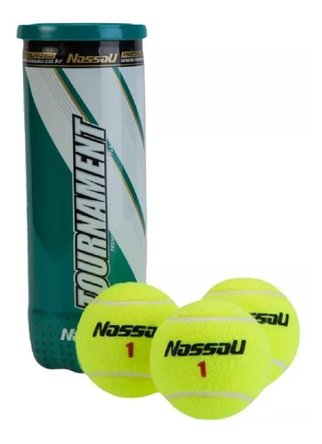 Tubo Pelotas Tenis Padel Nassau Tournament X3 Profesionales