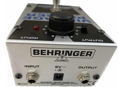 Pedal Behringer Vp1 Vintage Phaser Shifter Novo Original