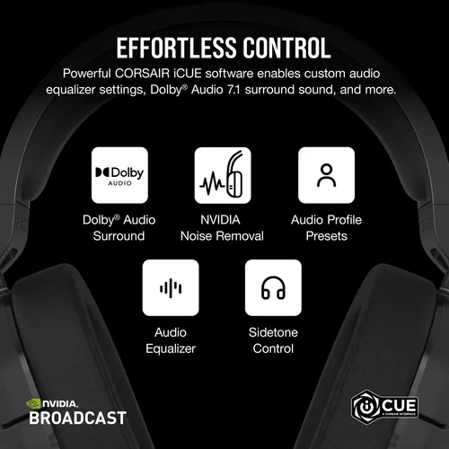 Auriculares Para Juegos Corsair Hs55 Inalámbricos Bluetooth