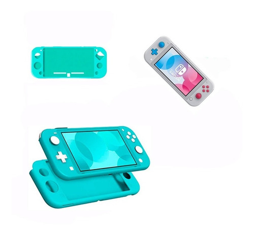 Funda/silicona/nintendo Switch Lite/mini +vidrio Templado