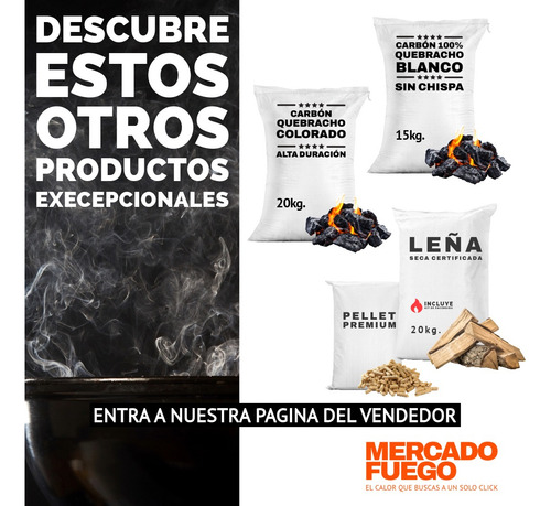 2 Sacos De Carbón Quebracho Blanco (30 Kg Aprox.)