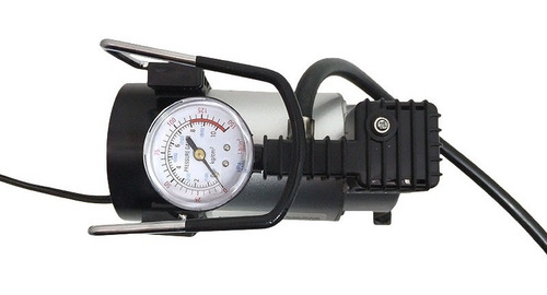 Compresor de aire mini a batería portátil Nisuta NSAC60 35L 180W 12V gris/negro