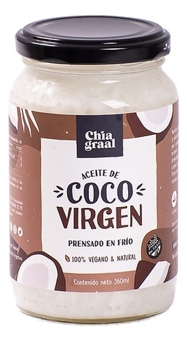 Aceite De Coco Virgen 360 Ml