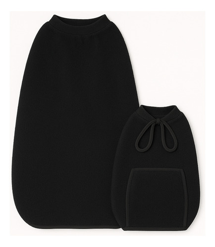 Ropa Para Perros Abrigos Buzos Y Ponchos Para Mascotas Negro