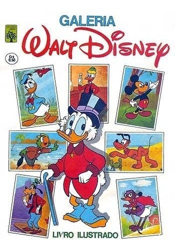 Álbum Galeria Walt Disney - 1976 - Completo - Raro