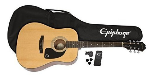 EpiPhone Ppageaftnach3 Ft100 Jugador Pack En Natural Jumbo N