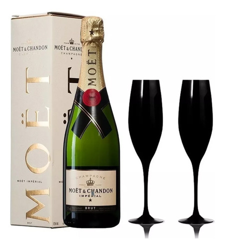 Champagne Moet & Chandon Brut Imperial +2 Copas S Carlos