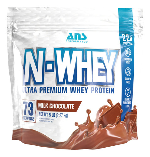 Proteína N Whey 2.2 Kgs (73 Serv) Chocolate + Shaker 700 Ml