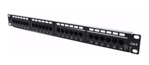 Patchera Patch Panel Glc Ce-4050 Cat6 24  Bocas Puertos Jack