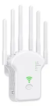 Comprar Amplificador Wifi Extensor Rango Repetidor Señal De 6 Antena 127v Color Blanco Compatible Con Dispositivos De Redes Inalámbricas, Enrutadores, Módems Y Wi-fi