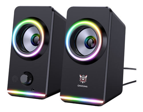 Parlantes Gamer Onikuma X6 Touch Ritmico Rgb