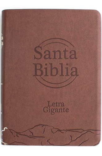 Biblia Letra Gigante Tapa Blanda Cafe Reina Valera 1960