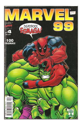 Hq Marvel 99 Nº 4 - Deadpool Esmaga!