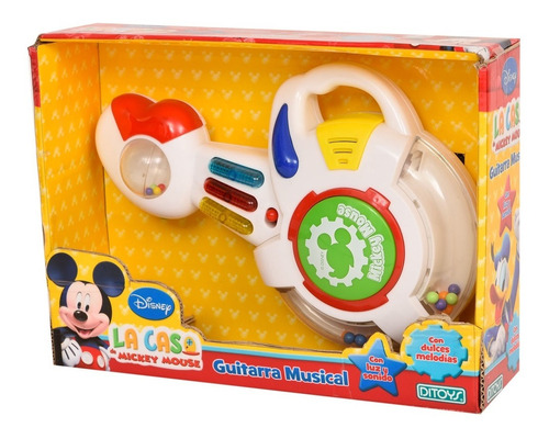 Guitarra Musical Mickey Mi Primer Luz Y Sonido Ditoys 1641